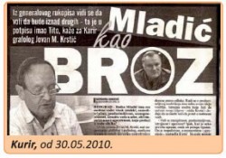 Mladić kao Broz